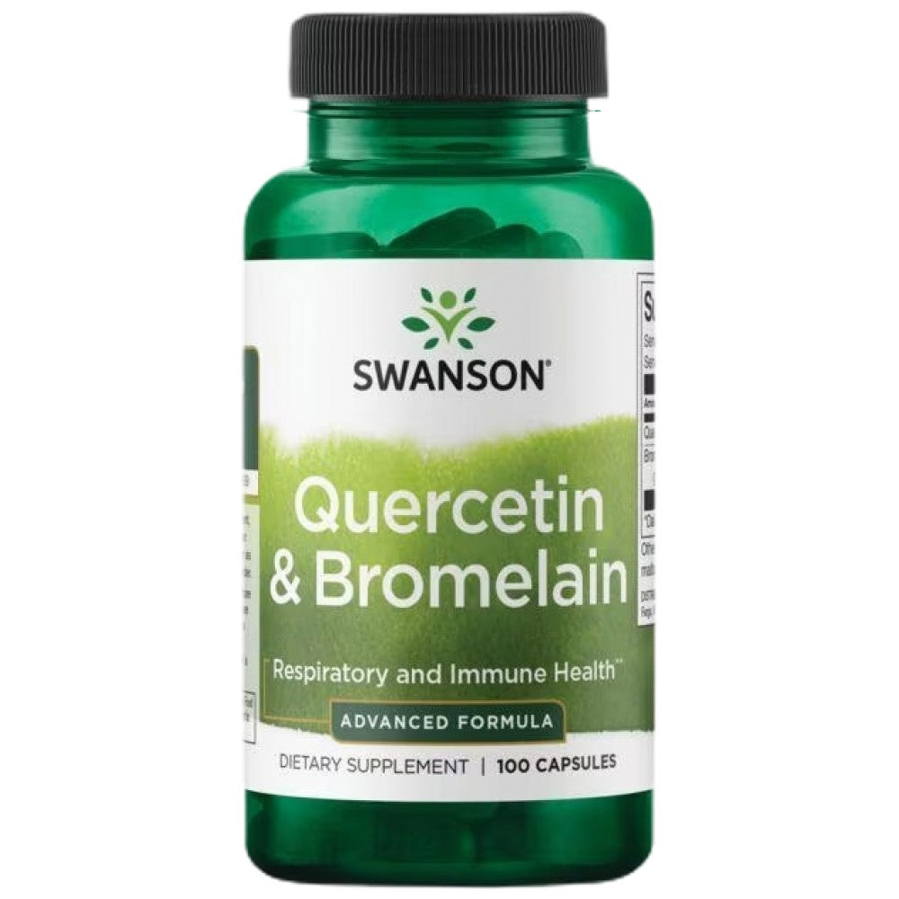 Quercetin & Bromelain - Fortgeschrittene Formel - 100 Kapseln