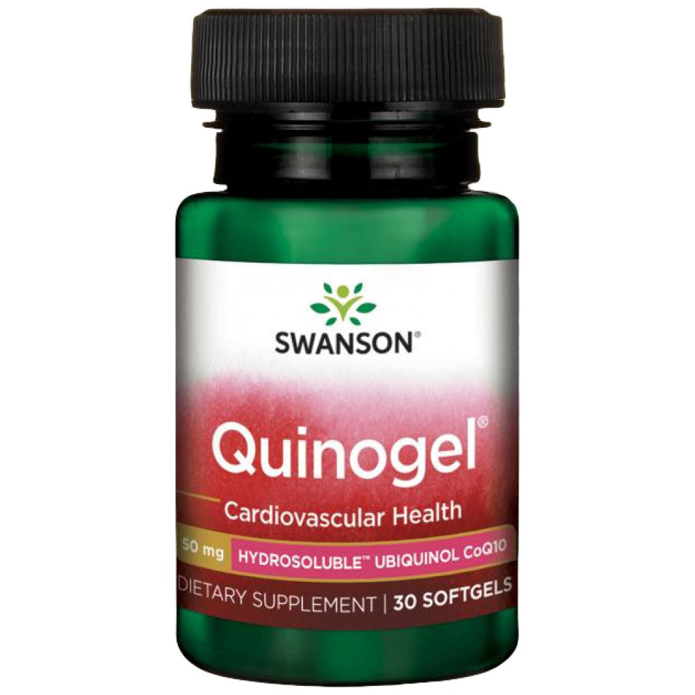 Quinogel (hydrosoluble Ubiquinol CoQ10) 50 mg 30 Gelkapseln