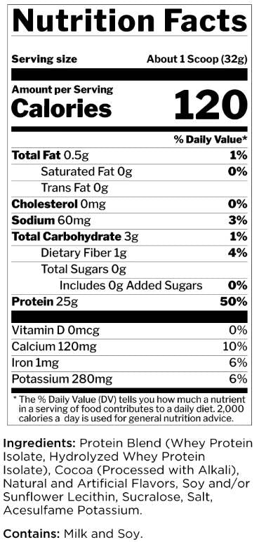 R1-Protein | 100 % Molkenisolat und Molkenhydrolysat – 2196–2280 Gramm
