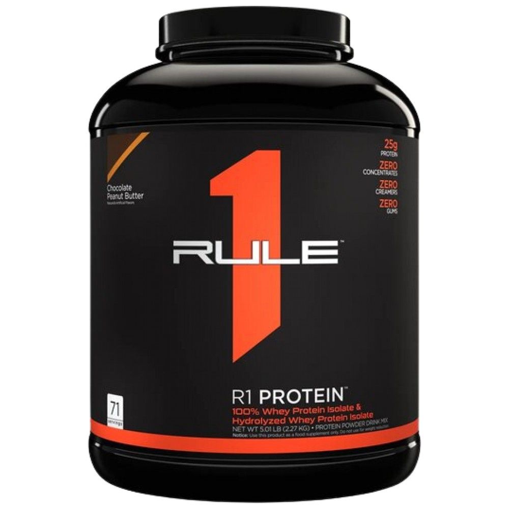 R1-Protein | 100 % Molkenisolat und Molkenhydrolysat – 2196–2280 Gramm
