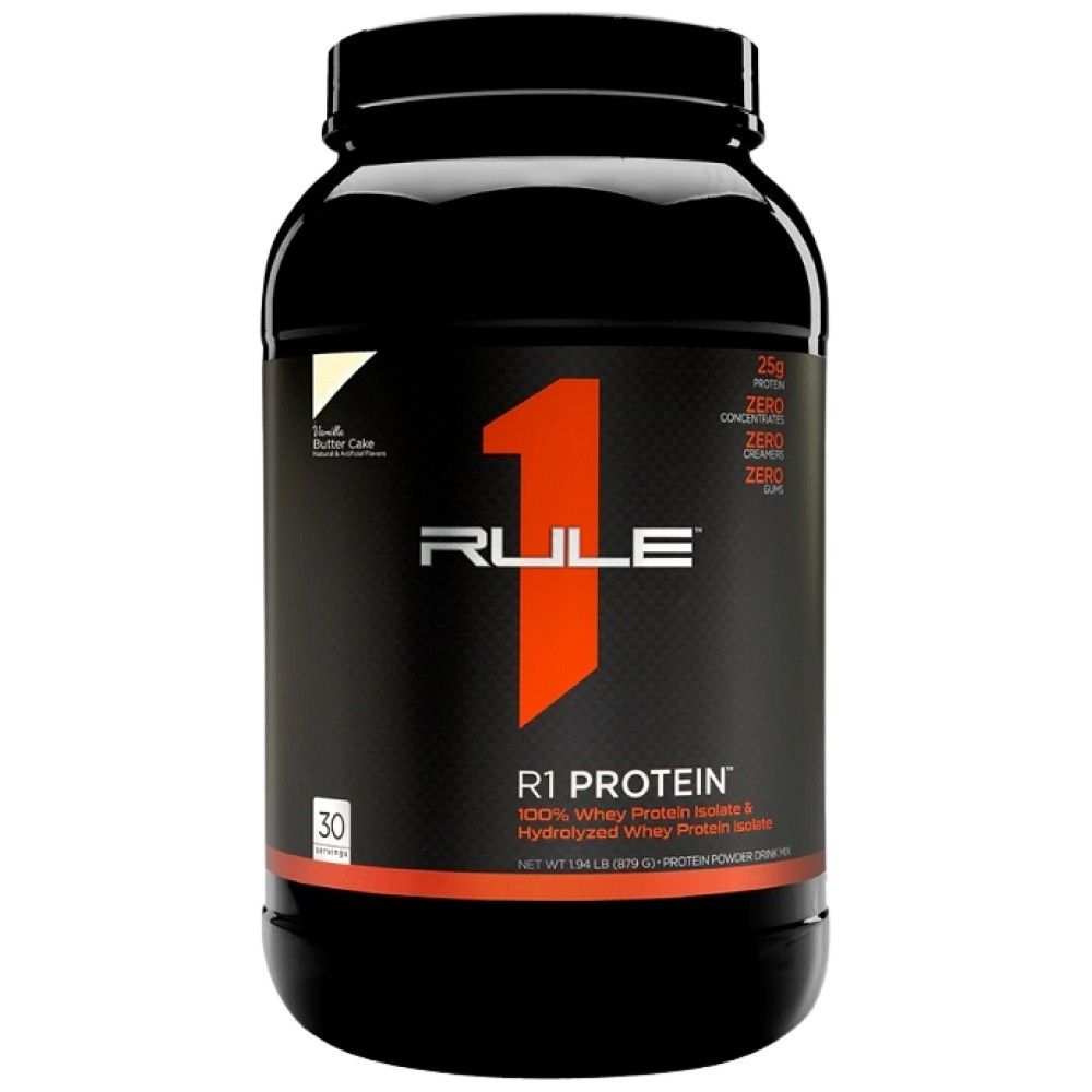 R1-Protein | 100 % Molkenisolat und Molkenhydrolysat – 855–930 Gramm