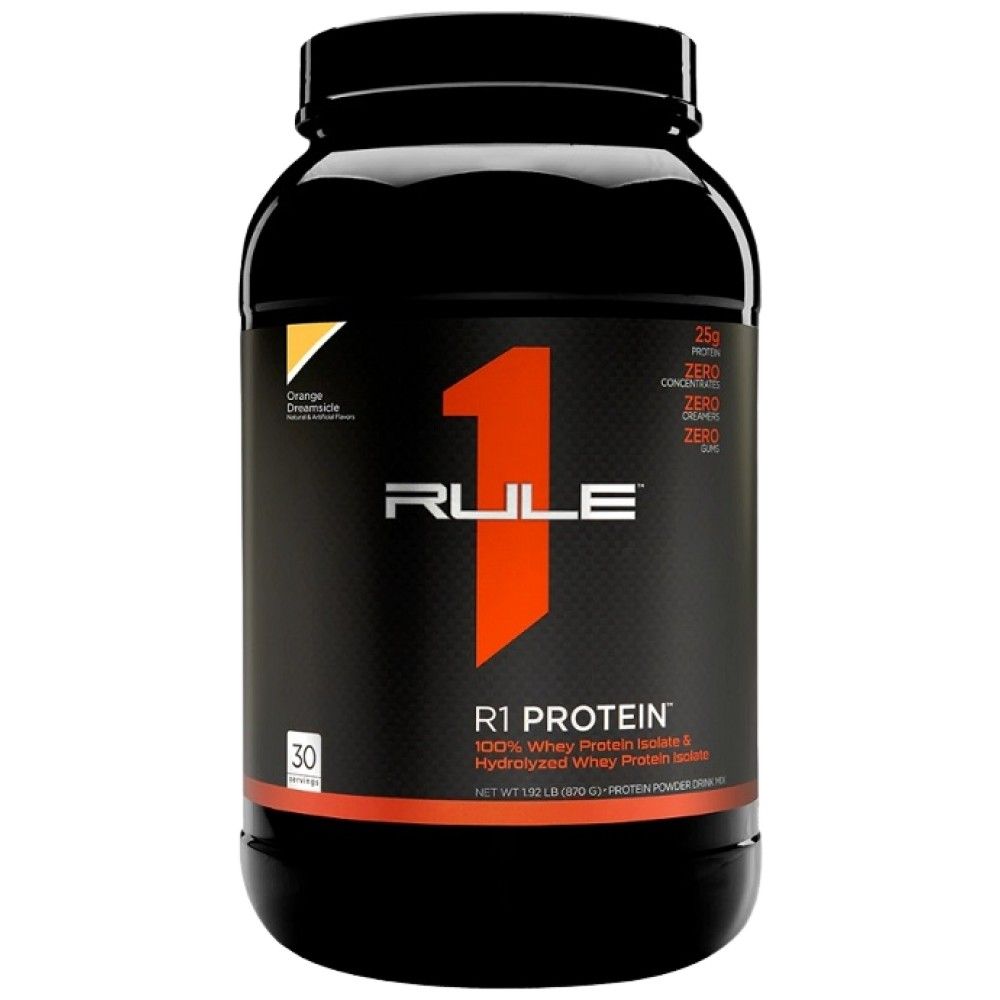 R1-Protein | 100 % Molkenisolat und Molkenhydrolysat – 855–930 Gramm