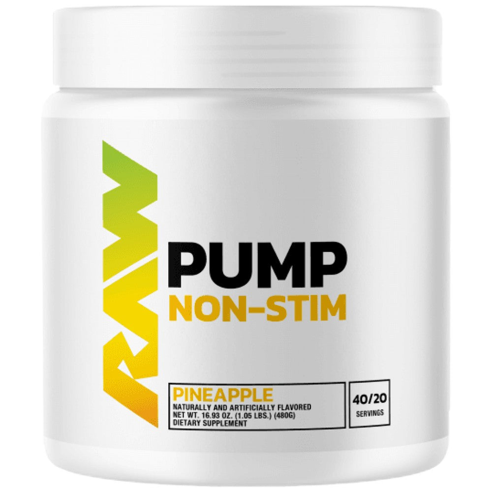 Raw Pump Non-Stim Pre-Workout | mit Nitrosigine – 480 Gramm