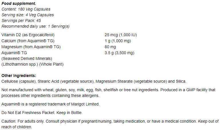 Rote Mineralalgen – 180 Kapseln