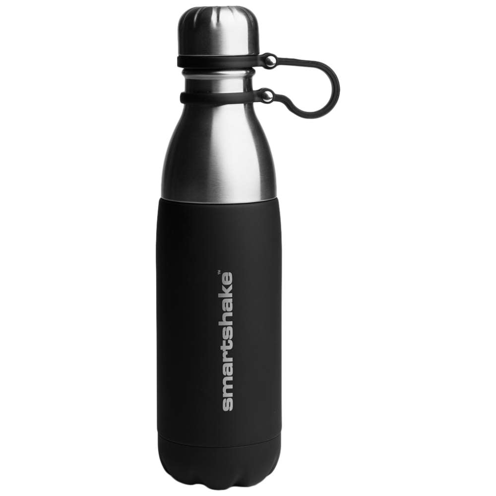 Stahlflasche / Schwarz-Silver 500 ml aufbewahren