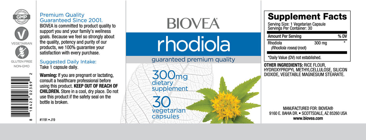 Rhodiola 300 mg/30 Kapseln