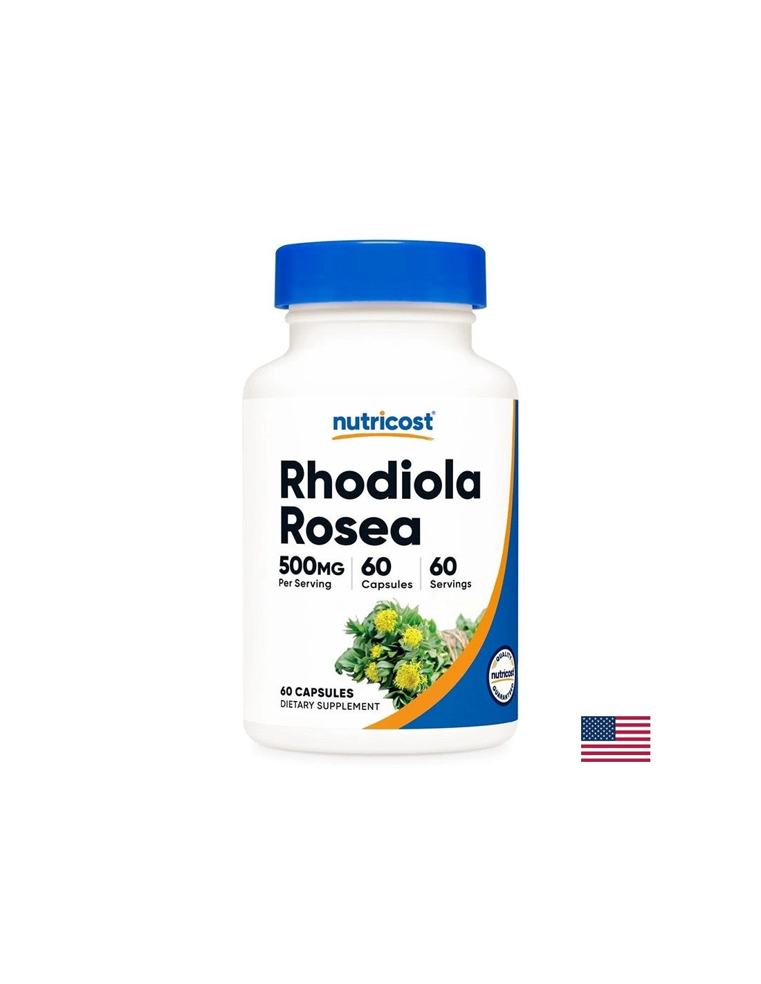 Stress und gute Laune – Goldene Wurzel – Rhodiola Rosea, 60 Kapseln
