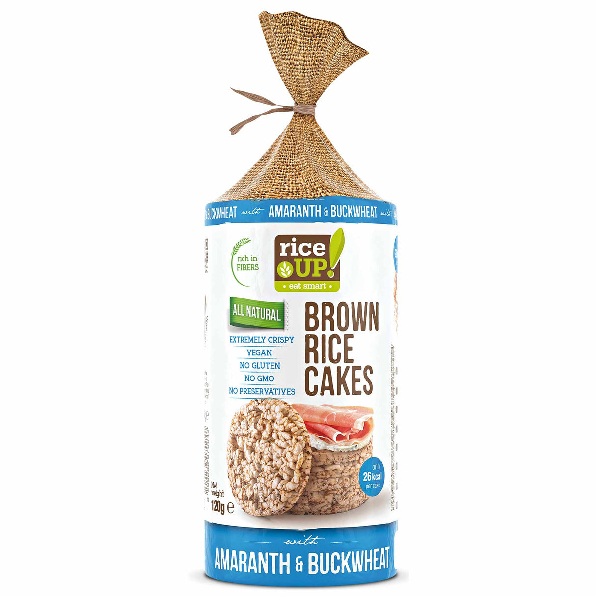 Reis UP! Braune Reiskuchen – 120 g