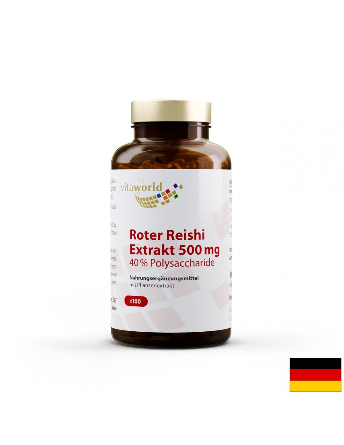 Roter Reishi-Extrakt/Red Reishi 500 mg, 100 Kapseln