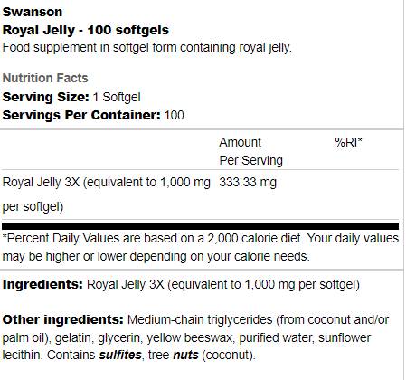Gelée Royale 333 mg 100 Gelkapseln