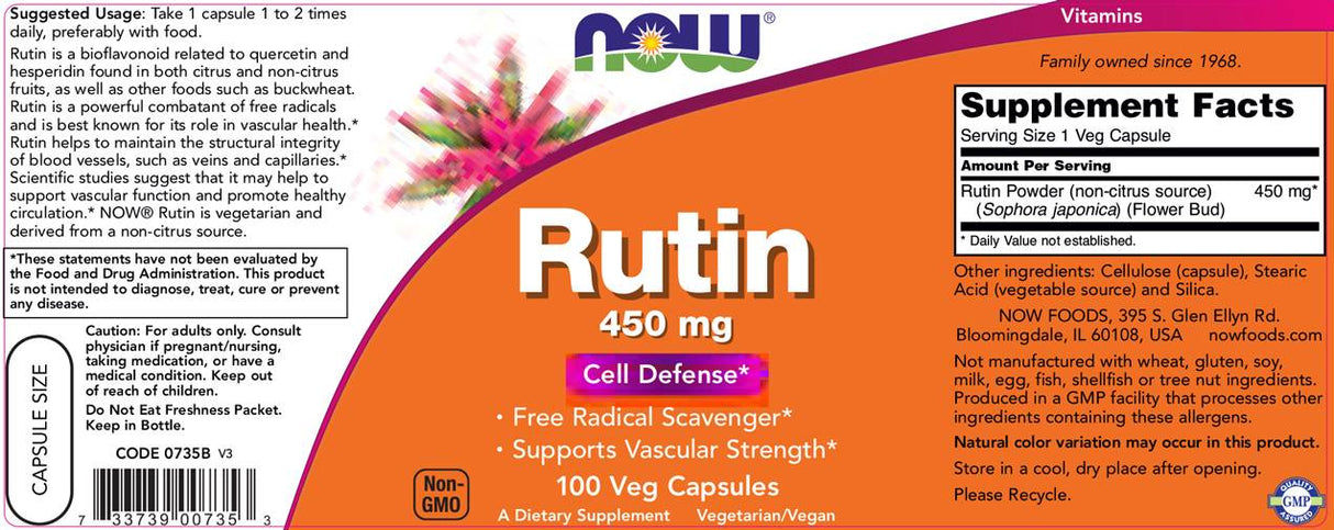 Rutin 450 mg – 100 Kapseln