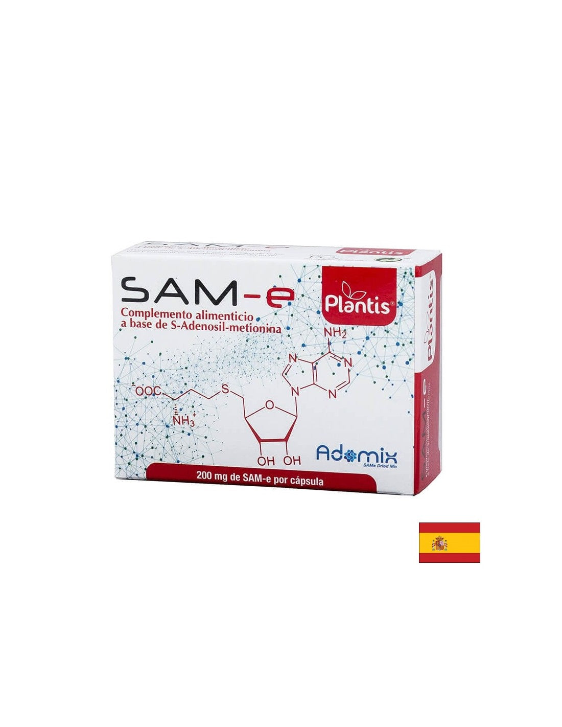 Entspannung des Nervensystems – SAM-e Plantis, 200 mg x 30 Kapseln