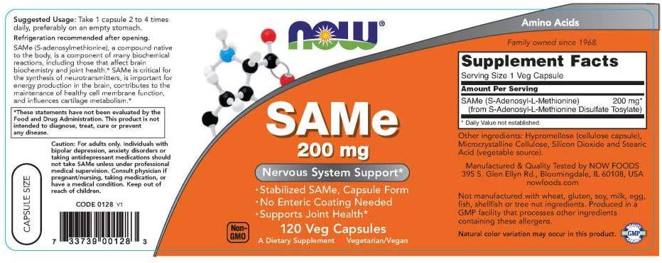SAMe 200 mg – 60 Kapseln