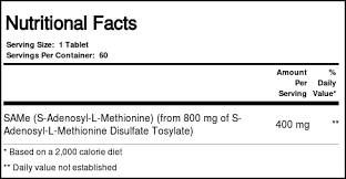 SAMe 400 mg – 30 Tabletten