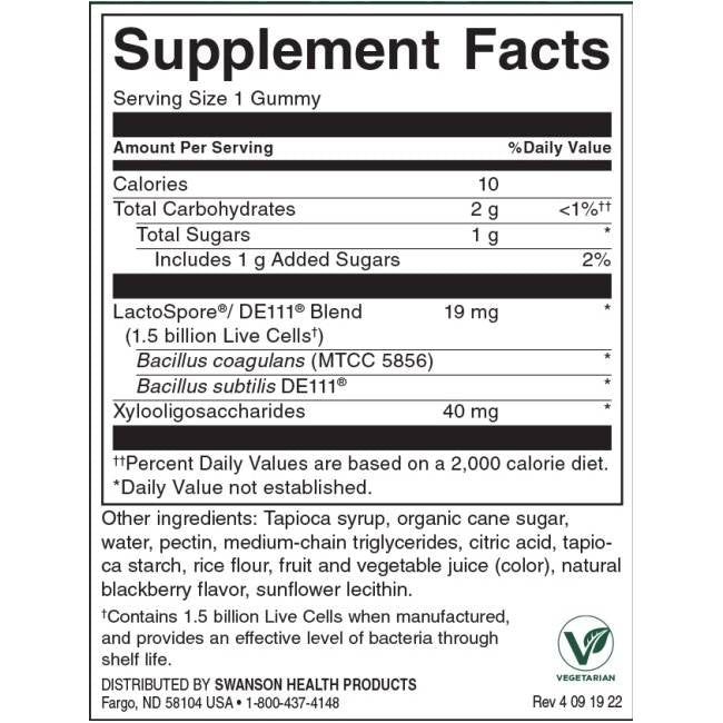 Probiotisch + prebiotische Gummis - 60 Gummis