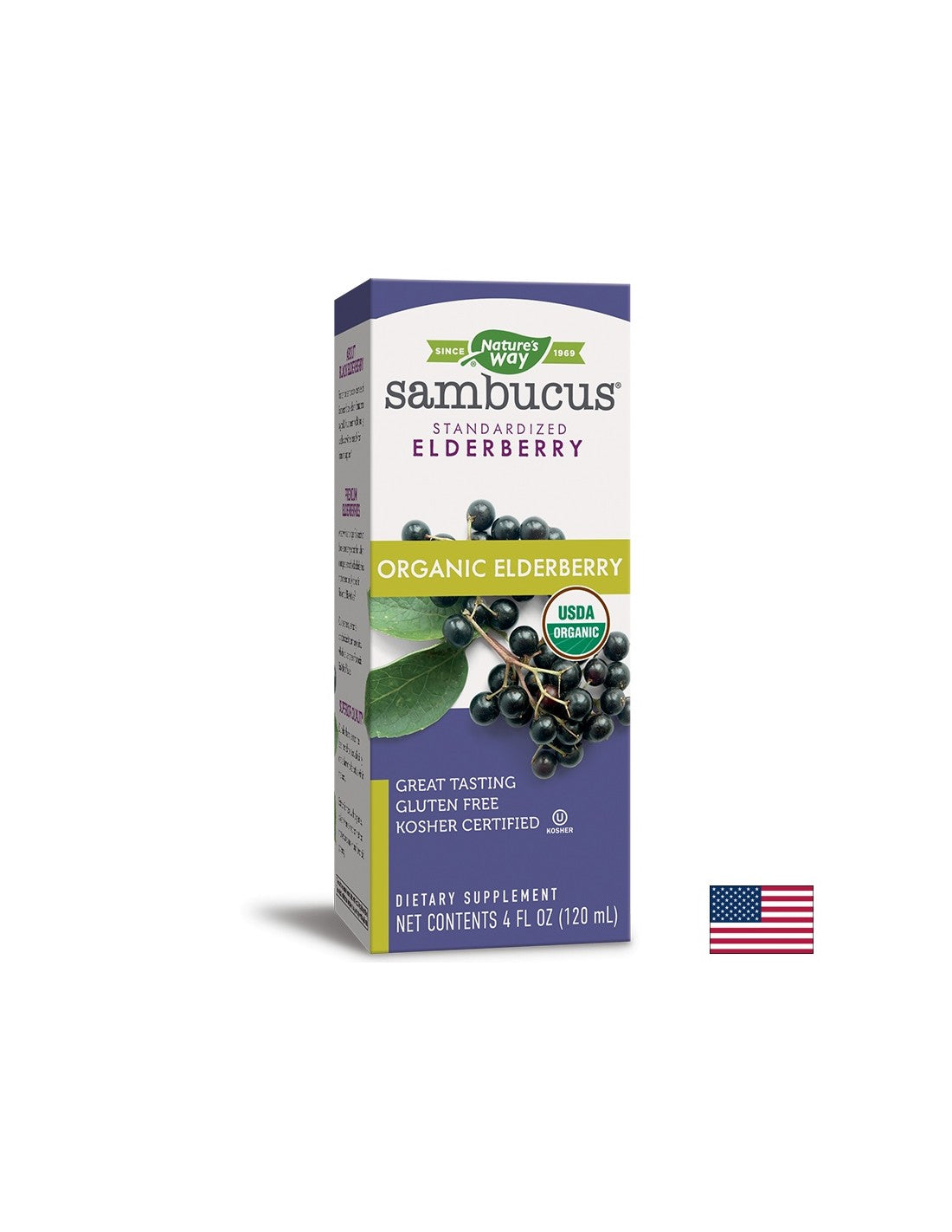 Sambucus Bio-Sirup x 120 ml Nature's Way