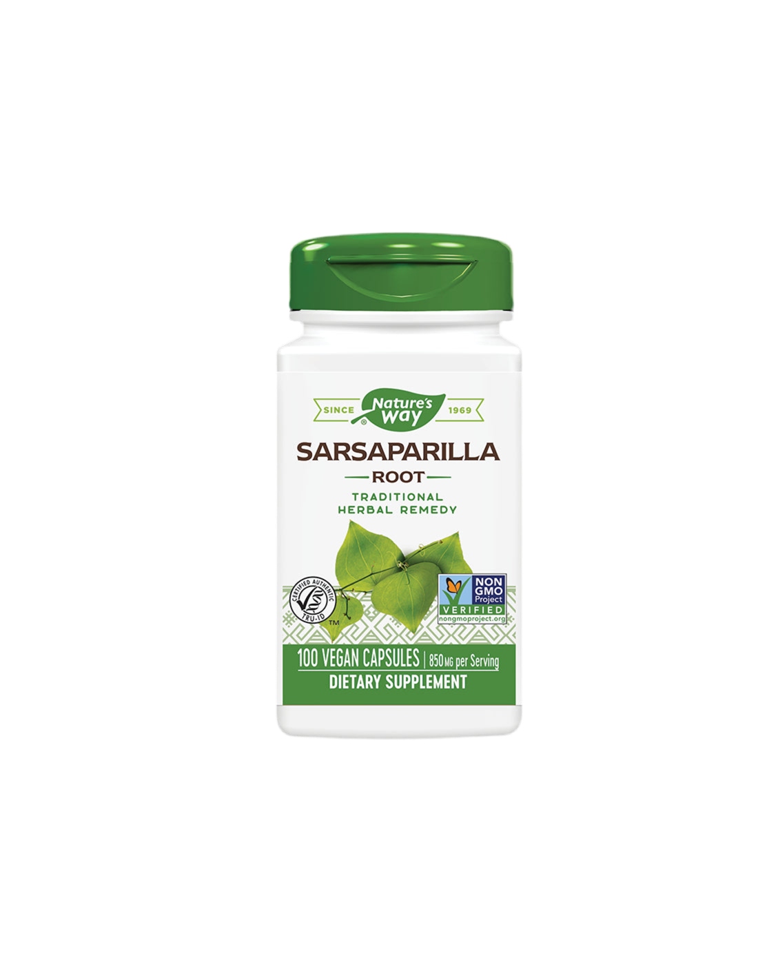 Sarsaparilla-Wurzel 425 mg – 100 Kapseln