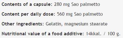 Sägepalme 280 mg – 100 Kapseln