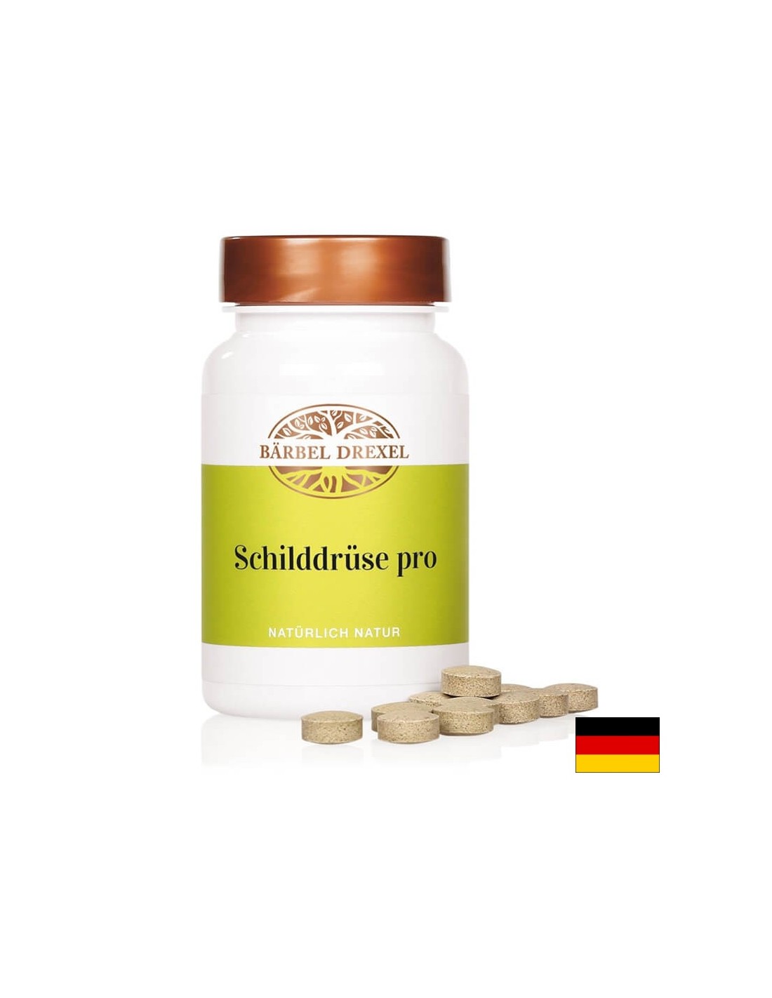 Schilddrüse pro – Schilddrüsengesundheit mit Selen, Vitamin D3 und Kräutern, 125 Tabletten <tc>Bärbel Drexel</tc>