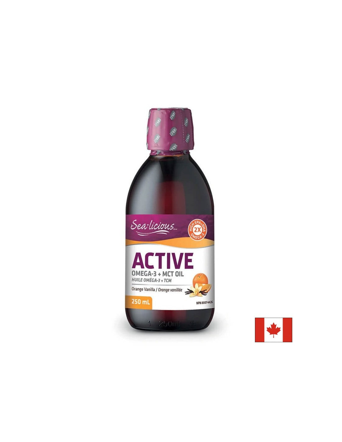 Sea-Licious® Aktives Omega-3 | Vitamin D3 & MCT-Öl – 250 ml