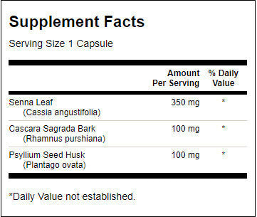 Senna/Psyllium/Cascara-Komplex 550 mg – 90 Kapseln