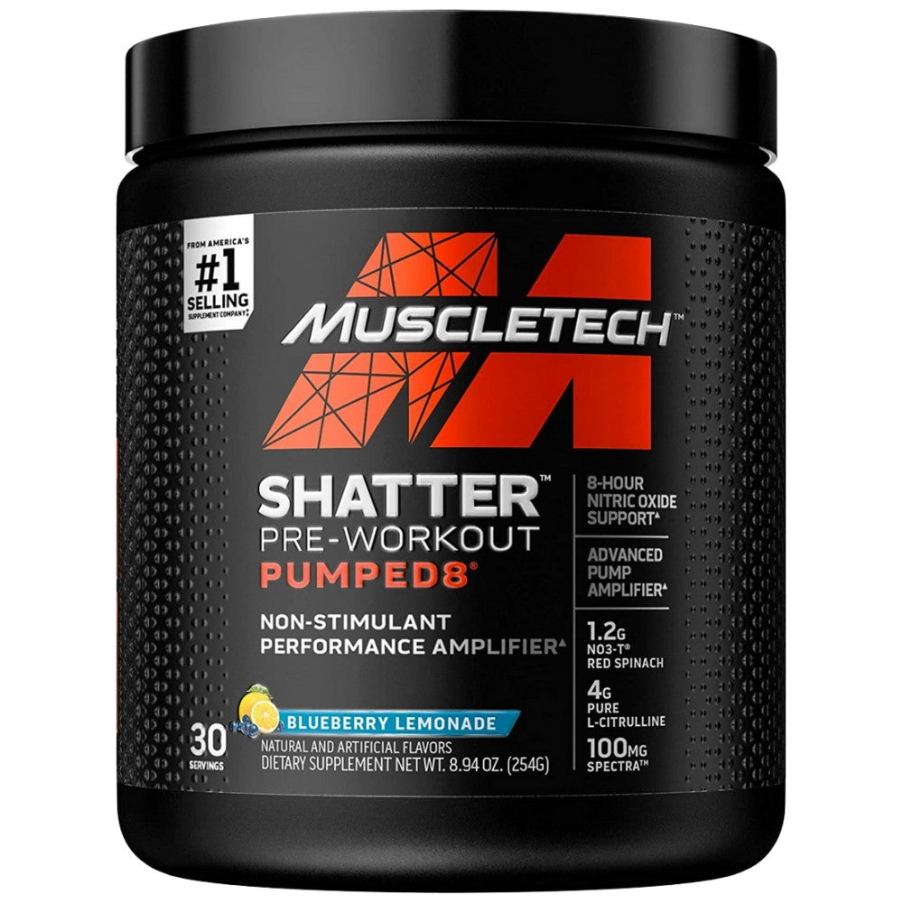 Shatter Pumped8/Stimulanzienfreies Pre-Workout – 270 Gramm