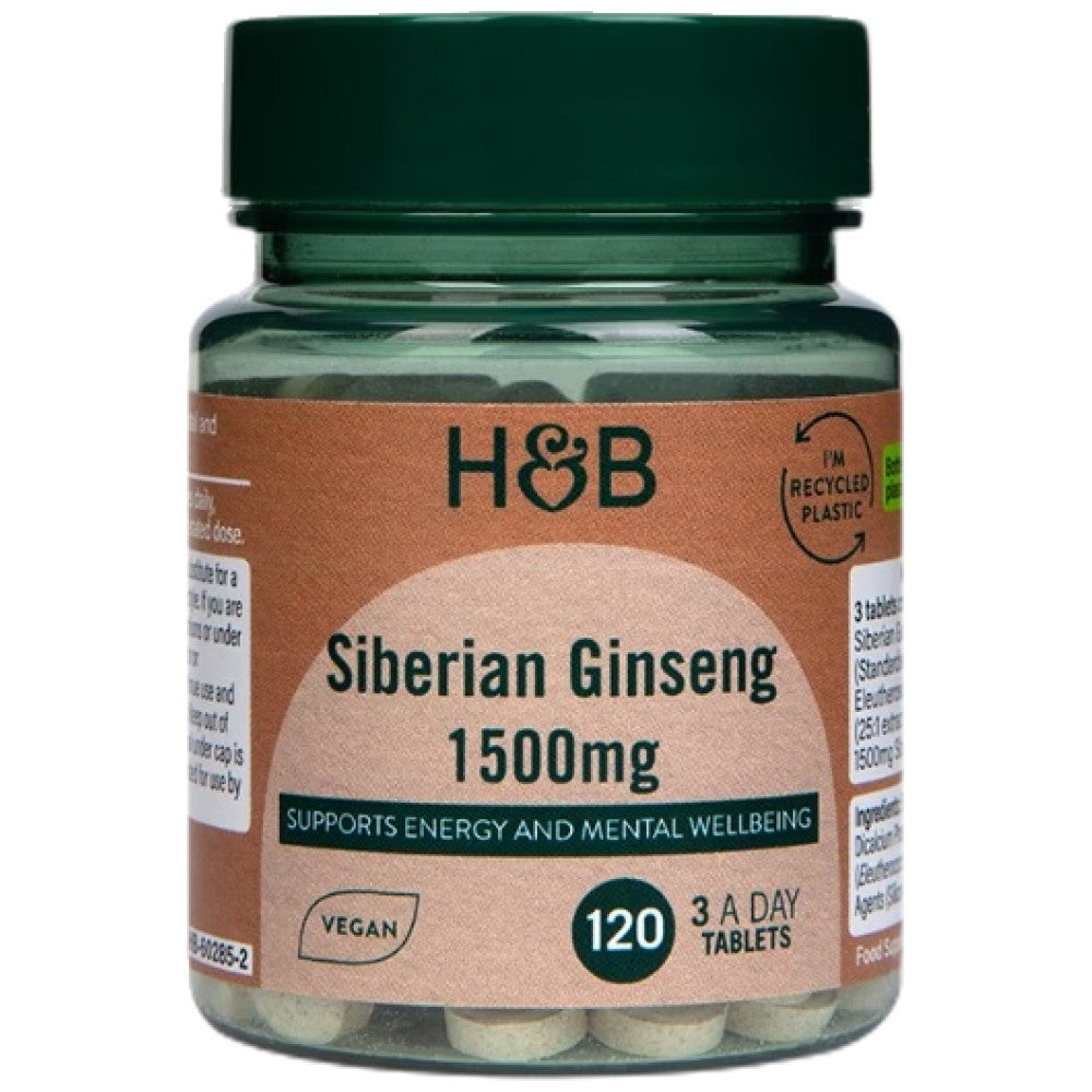 Sibirischer Ginseng 1500 mg – 120 Tabletten