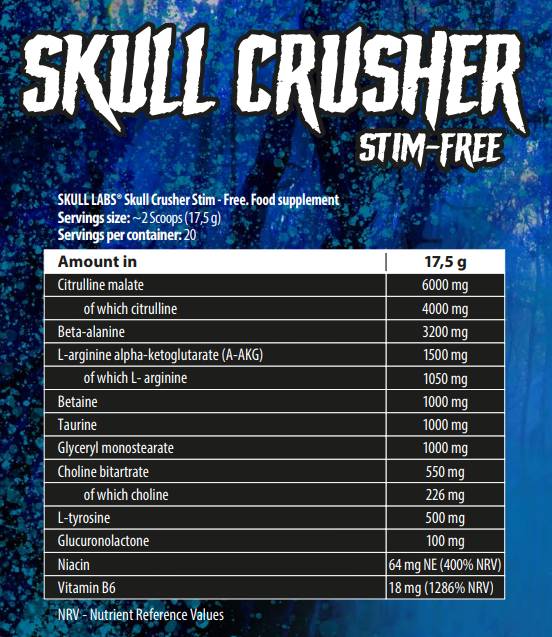 Schädelbrecher | Stimulationsfreies Pre-Workout 350 Gramm