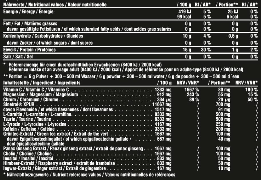 Slimferno | Thermogenes Brennerpulver – 240 Gramm