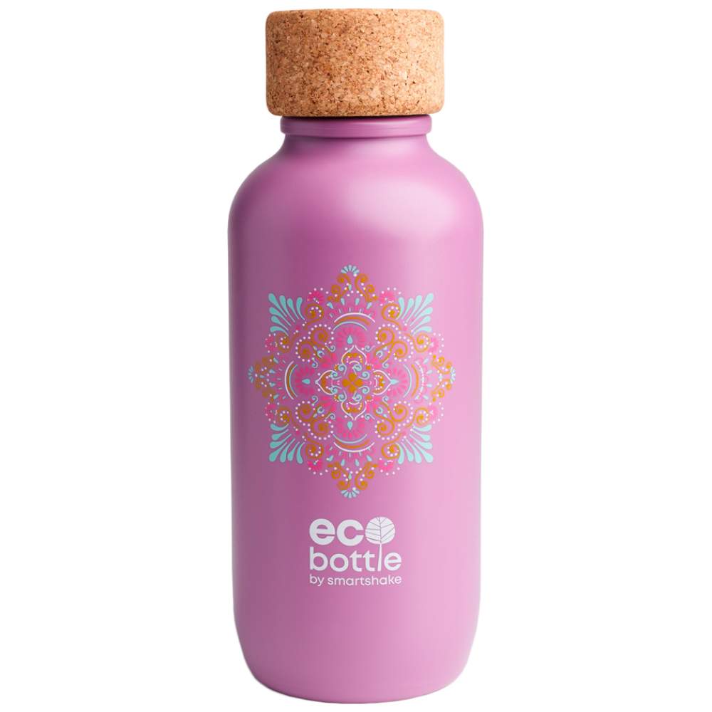 Intelligente Öko-Flasche | Rosa Mandala - 650 ml