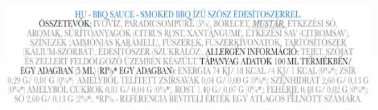 Geräucherte BBQ-Sauce | Keto-freundlich, kalorienfrei – 350 ml