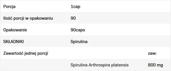 Spirulina 800 mg – 90 Kapseln