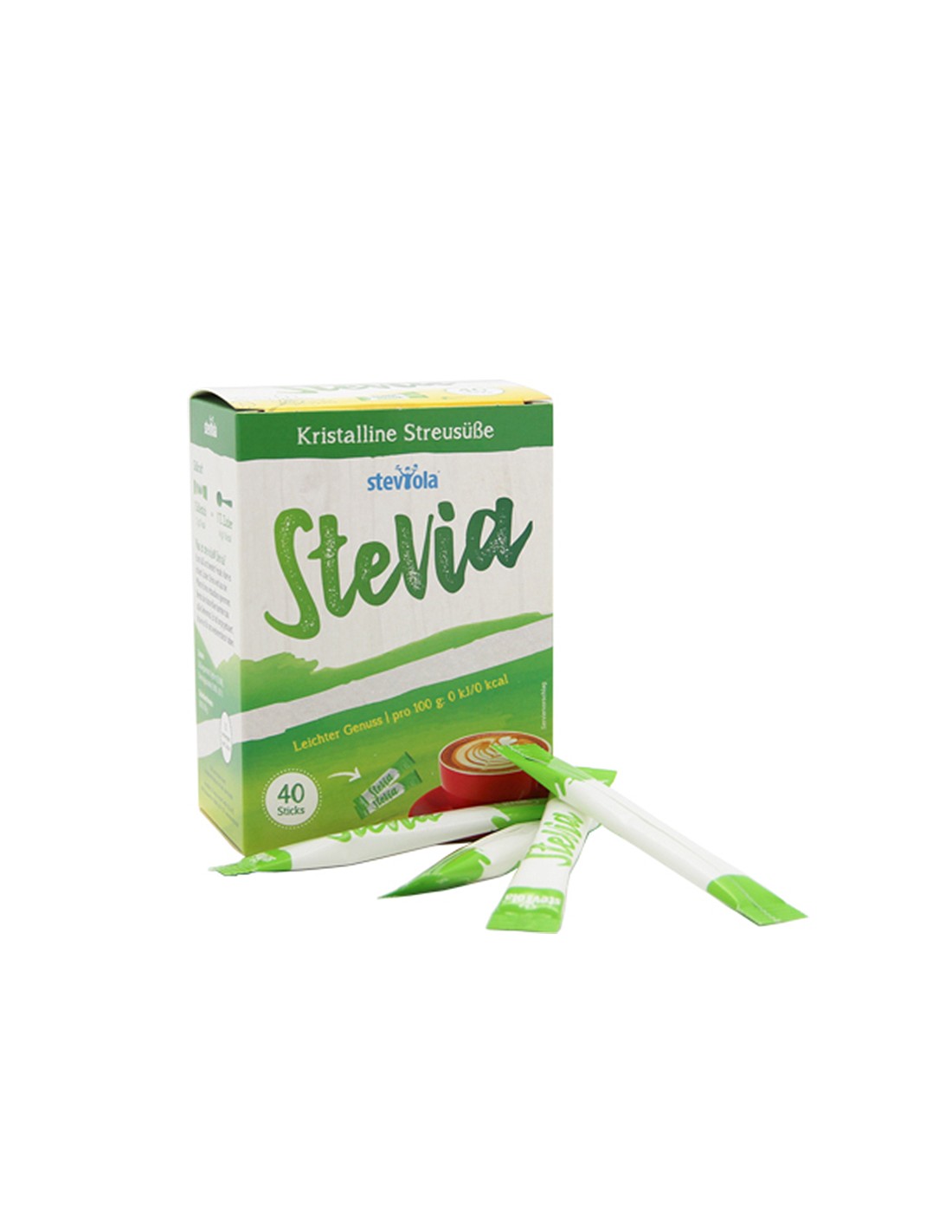 Stevia – Steviola, 40 einzeln verpackte Beutel