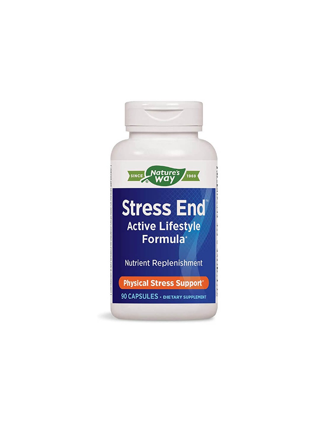 Stress End – Anti-Stress-Formel, 90 Kapseln Nature's Way