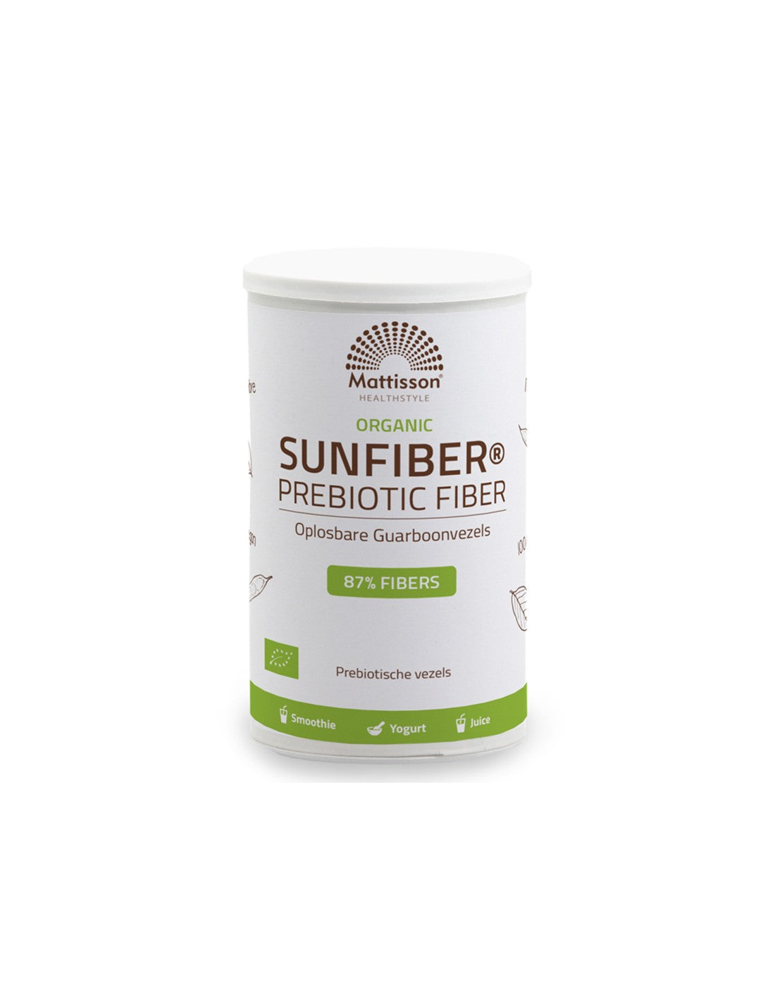 Präbiotische Ballaststoffe Sunfiber Bio, 125 g Pulver <tc>Mattisson Healthstyle</tc>
