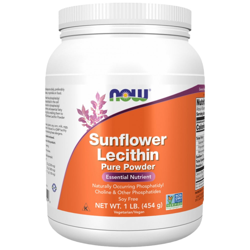 Reines Sonnenblumenlecithin-Pulver – 454 Gramm
