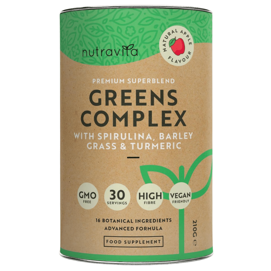 Super Greens Komplex (18 aktive Inhaltsstoffe) 200 g <tc>Nutravita</tc>