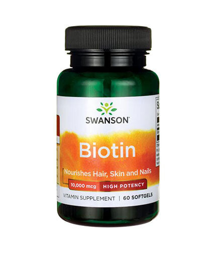 Superstarkes Biotin 10.000 mcg – 60 Gelkapseln