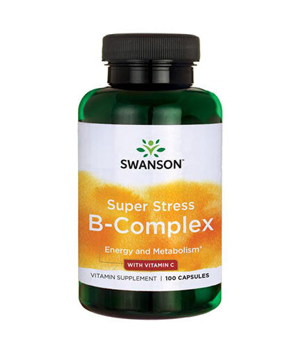 Super Stress Vitamin B-Komplex mit Vitamin C – 100 Kapseln