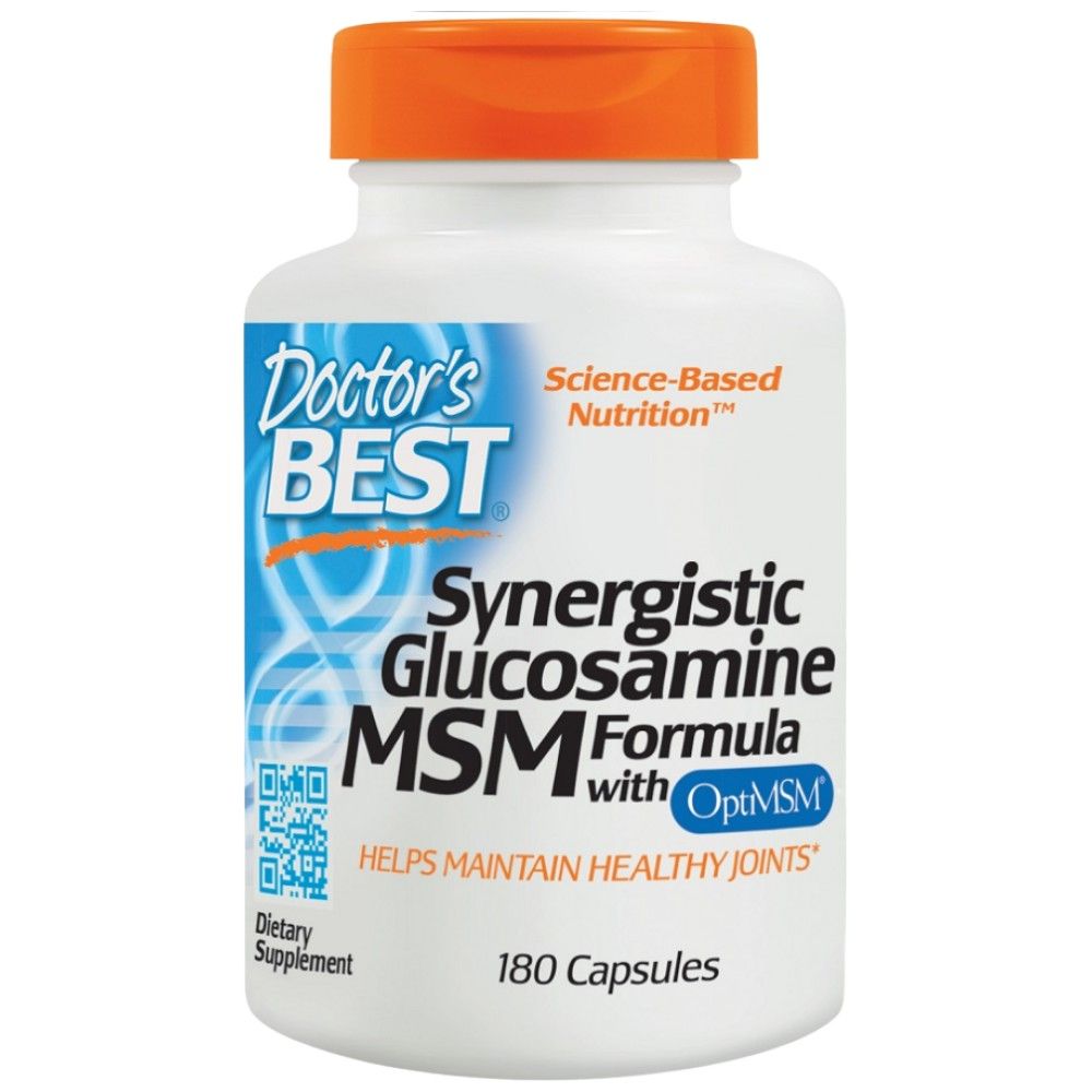 Synergistische Glucosamin-MSM-Formel | Mit OptiMSM – 180 Kapseln