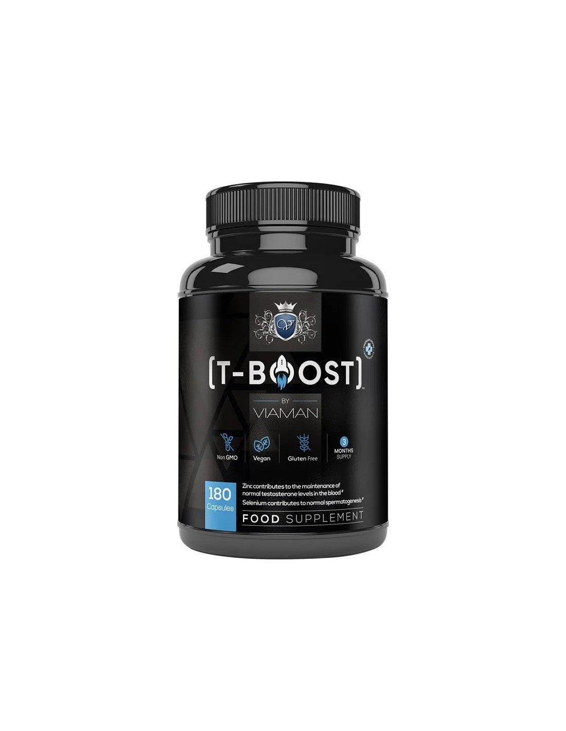 Testosteronformel für Männer T-Boost Viaman™, 180 Kapseln