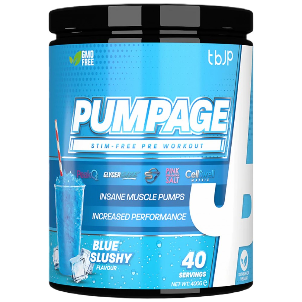 TBJP Pumpage | Stimulationsfreies Pre-Workout – 400 Gramm