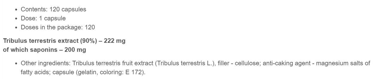 TRIBUSTERON 90 - 120 Kapseln