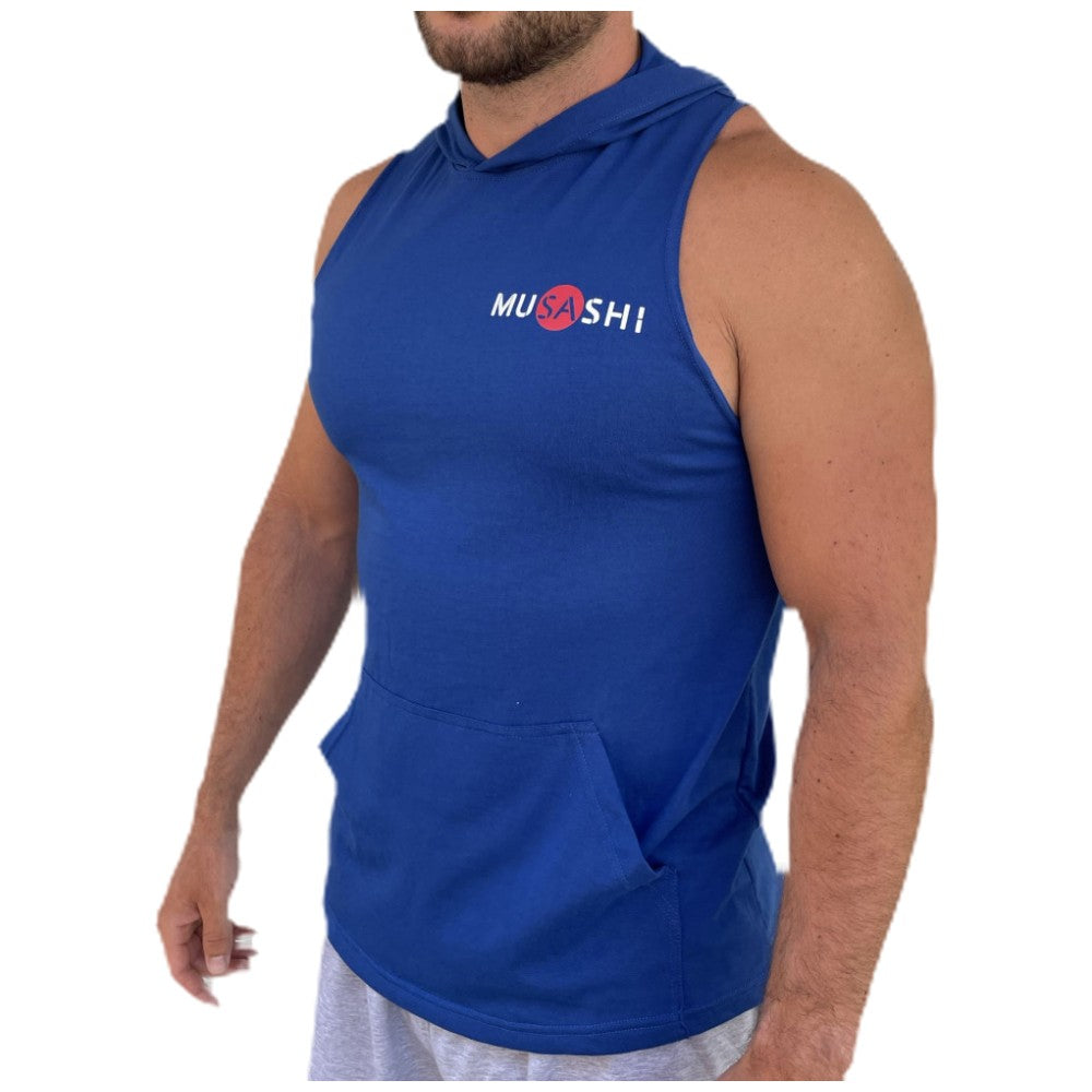 Tanktop mit Kapuze – Blau