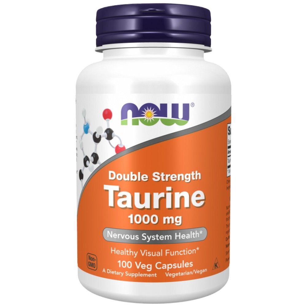 Taurin 1000 mg/Doppelte Stärke – 250 Kapseln