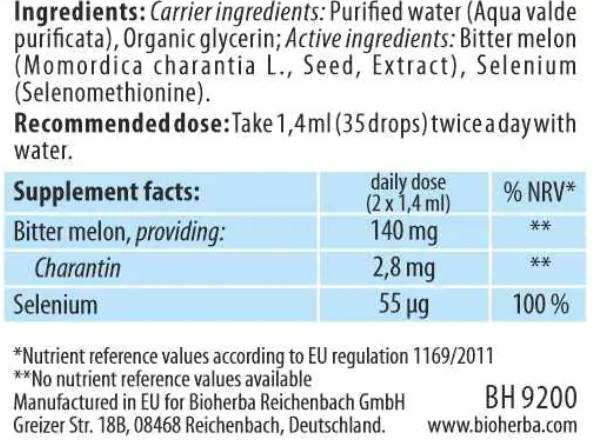 Tincture Bitter Mellon - 50 ml - Nutra Best Europe