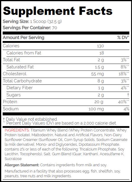 Titanium Whey/Essential – 2270 Gramm