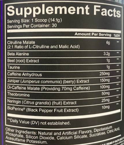 Totaler Krieg | Pre-Workout – 392 Gramm