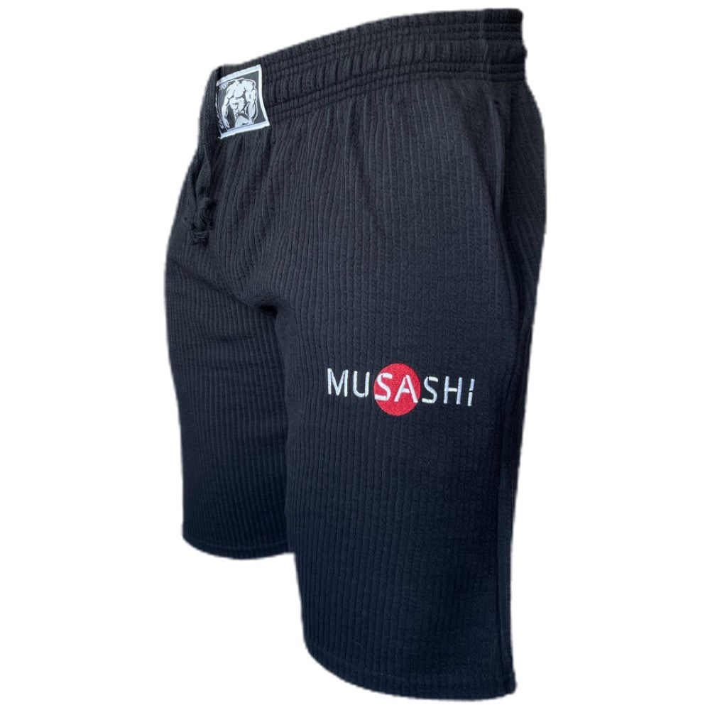 Sportshorts – Schwarze Streifen/Trainingsshorts – Schwarz