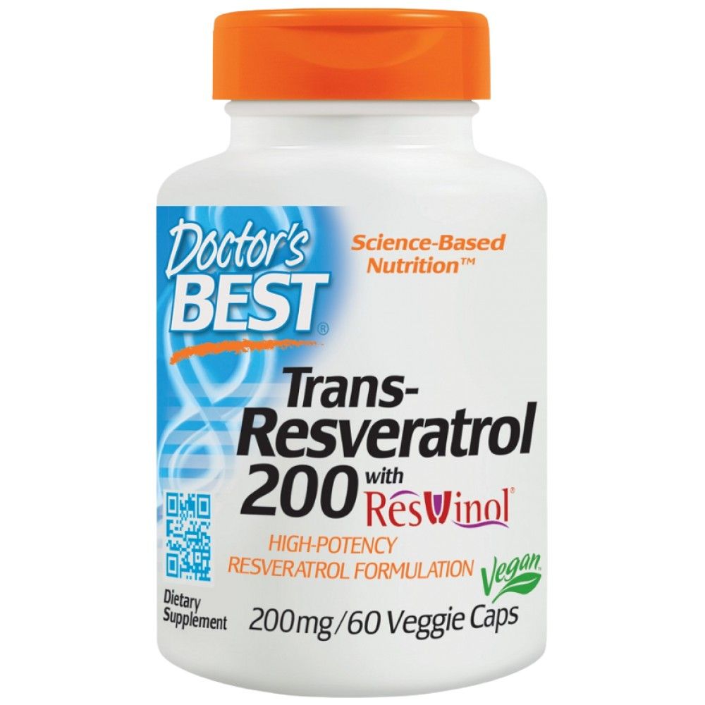 Trans-Resveratrol 200 mg | mit ResVinol-25 - 60 Kapseln